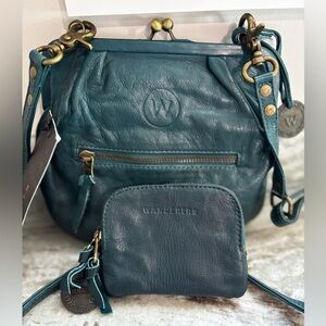 Wanderers Travel The Versailles Evening Crossbody with Coin Pouch NWT